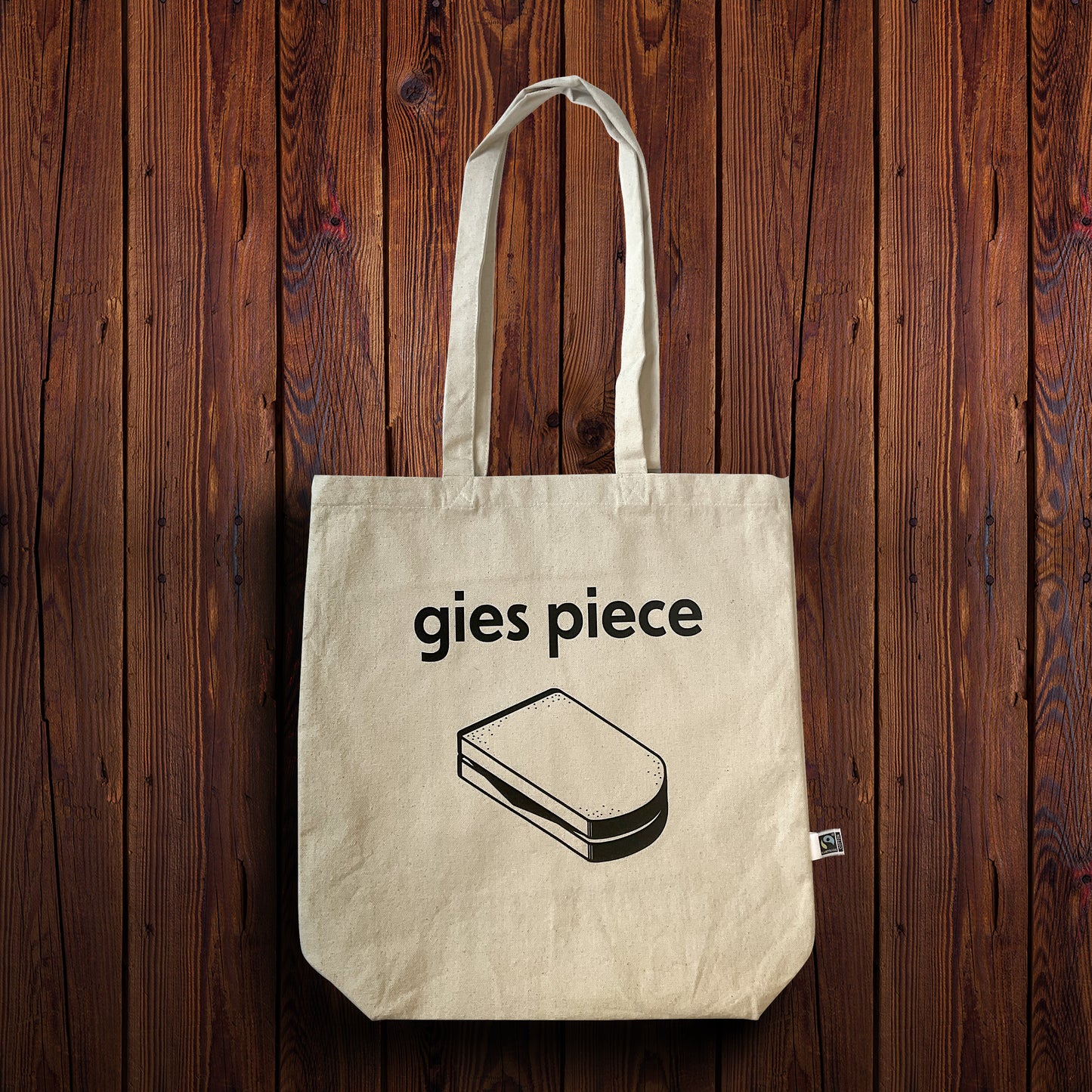 Fairtrade cotton tote bag - Gies piece